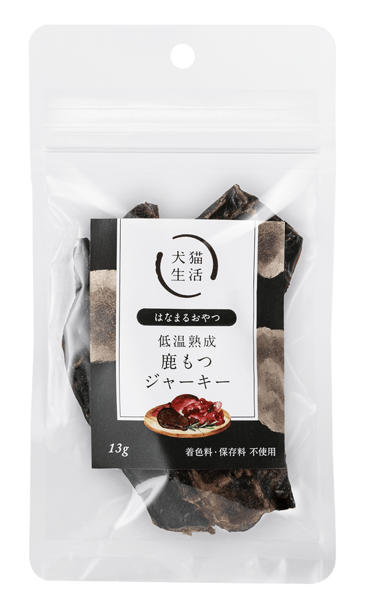 犬猫生活 はなまるおやつ 鹿もつ 13g