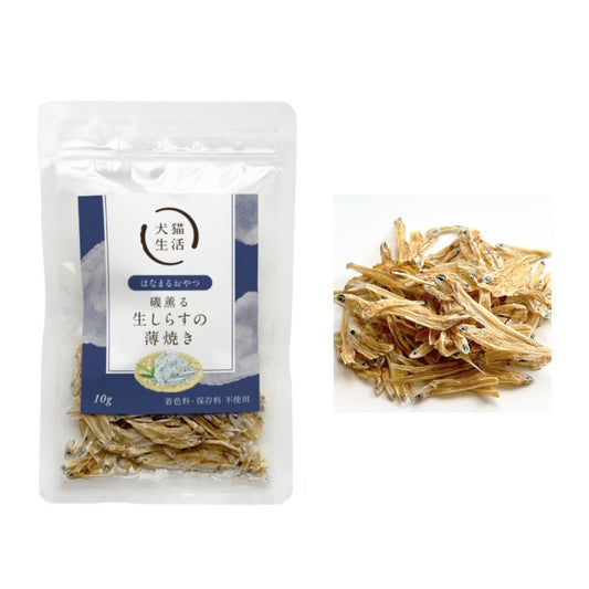 犬猫生活 はなまるおやつ 生しらすの薄焼き 10g