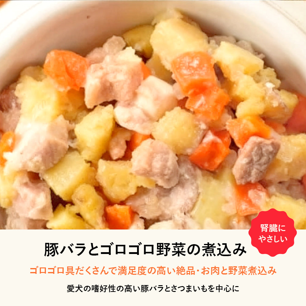 帝塚山ハウンドカム 安心レトルトごはん 豚バラとゴロゴロ野菜の煮込み 100g