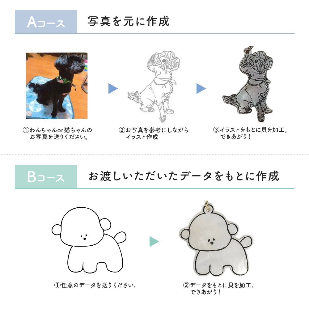 【オーダー品】シェル キーチャーム