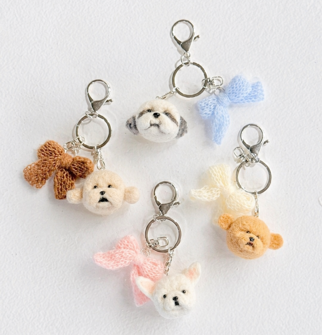【ハンドメイド】もちいぬ mini charm（オーダー限定）