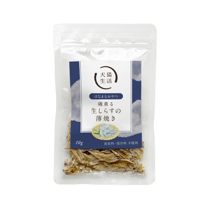 犬猫生活 はなまるおやつ　生しらすの薄焼き 10g