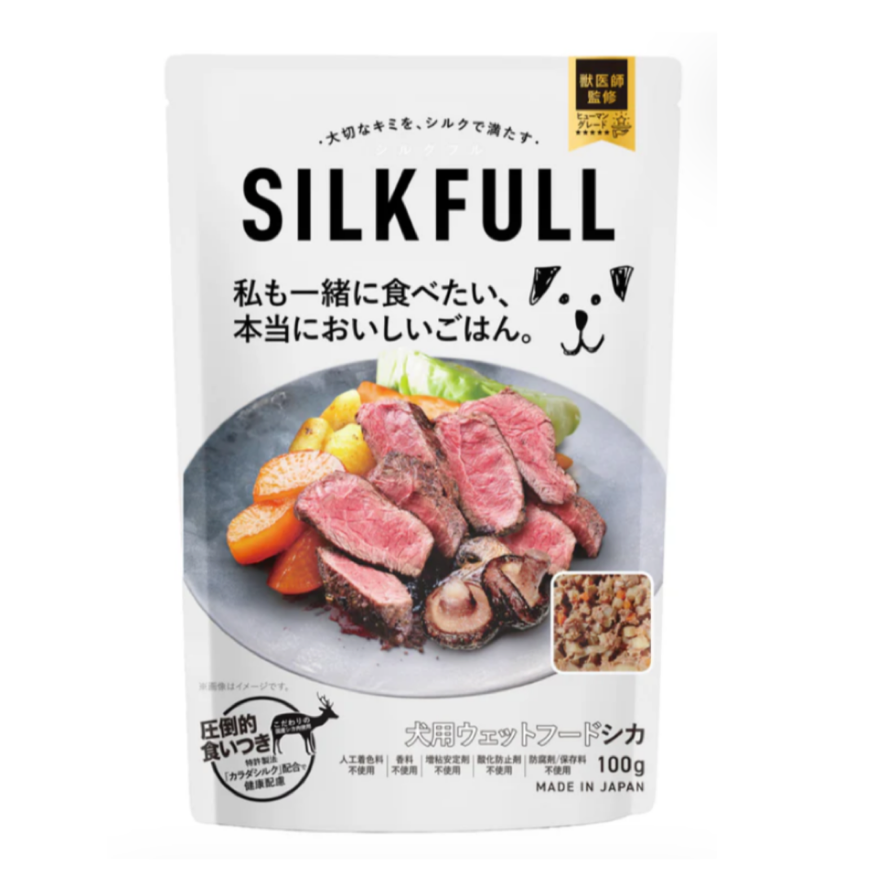 SILKFULL 犬用プレミアムウェットフード（シカ味）