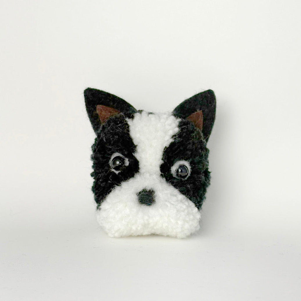 【ハンドメイド】犬ぽんぽんチャーム