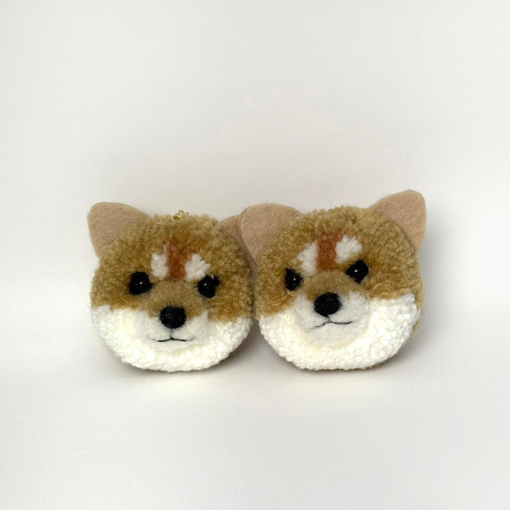 【ハンドメイド】犬ぽんぽんチャーム
