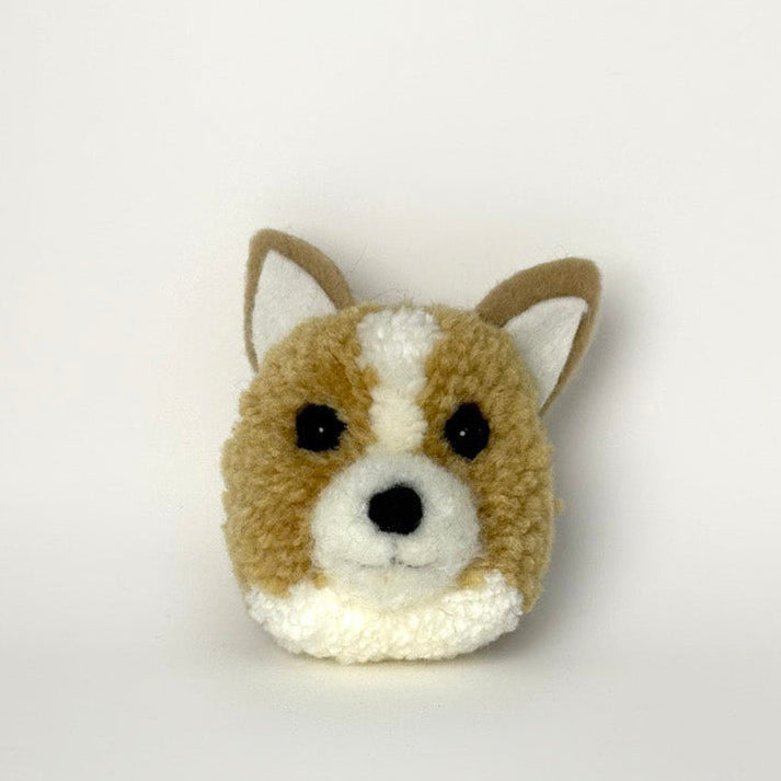 【ハンドメイド】犬ぽんぽんチャーム