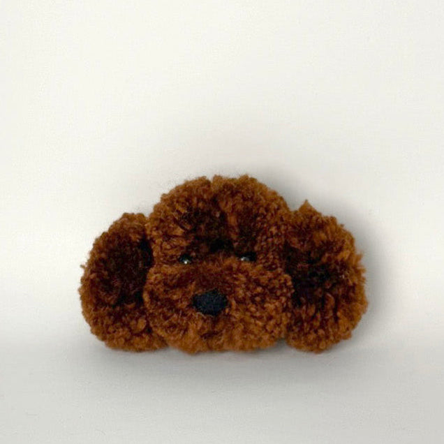 【ハンドメイド】犬ぽんぽんチャーム