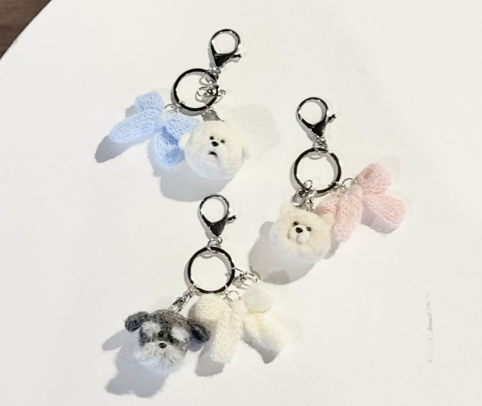 【ハンドメイド】もちいぬ mini charm（オーダー限定）