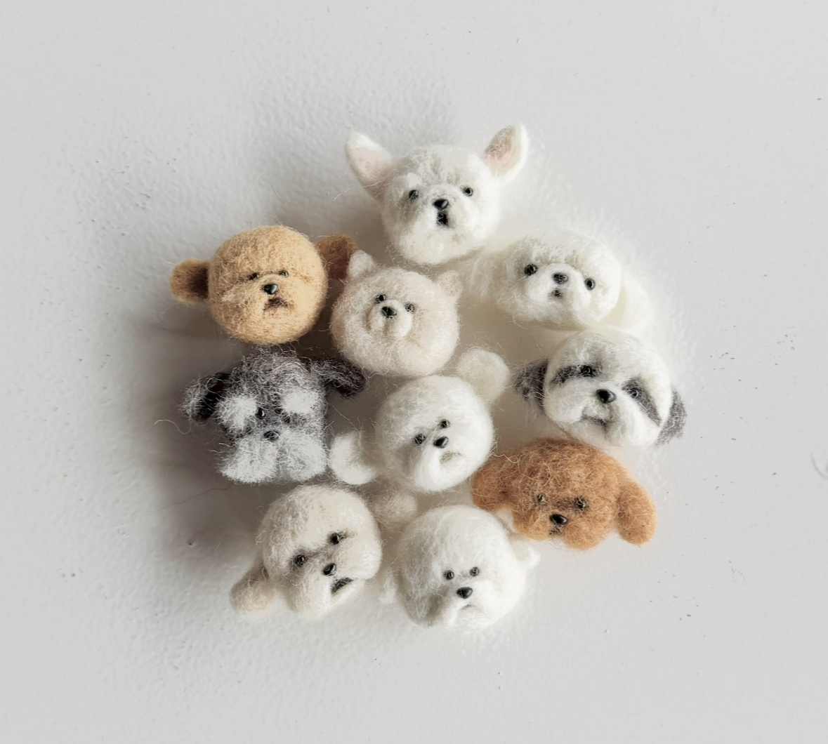 【ハンドメイド】もちいぬ mini charm（オーダー限定）